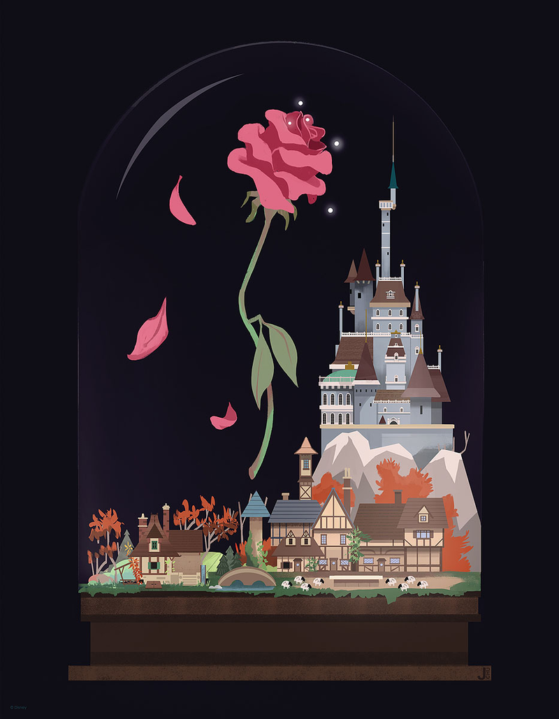 Illustration for article titled This Beauty and the Beast Art Show Is, Well, Beautiful